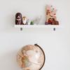 16Pcs Solid Board Shelf Supports Zinc Alloy L-Shaped Suction Cup Brackets for Glass Cabinets Bookcase Plate Holders Sturdy Fixed
