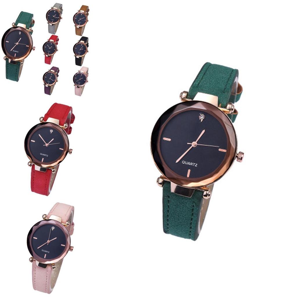 Stylish Ladies' Round Dial Wrist Watch With Chic Design And Adjustable Pin Buckle