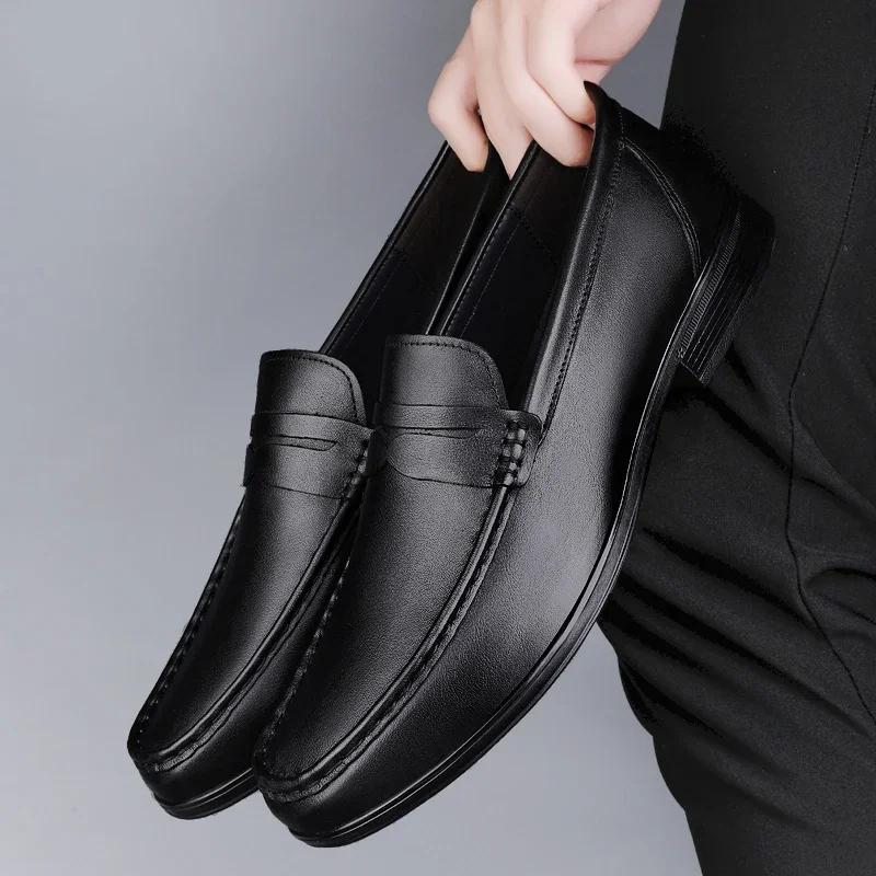 Fashion Advanced Luxury Brand Minimalist Designer Style Elegant Comfortable Loafers Handmade Footwear High-quality Genuine Leather Shoes