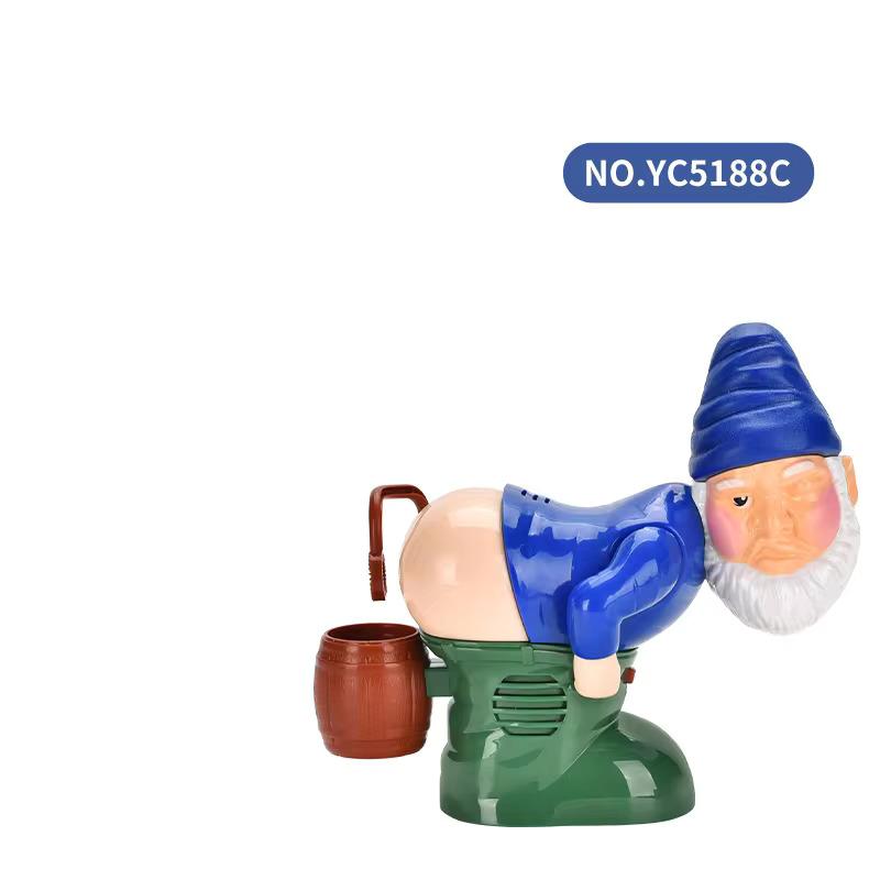 New Toy Christmas Gift Funny Soap Bubble Machine Santa Claus Hips Bubble Blowing Machine with Light and Music Bubble Gifts