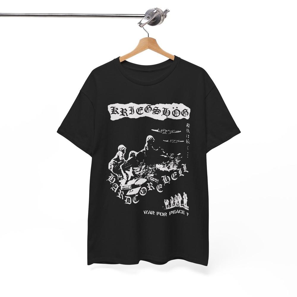 

KRIEGSHOG Hardcore Hell Tshirt Unisex Tee Unisex T-Shirt S