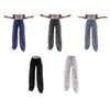 Casual Baggy Wide Leg Denim Pants with Lace Patchwork and Floral Hollow Out Design