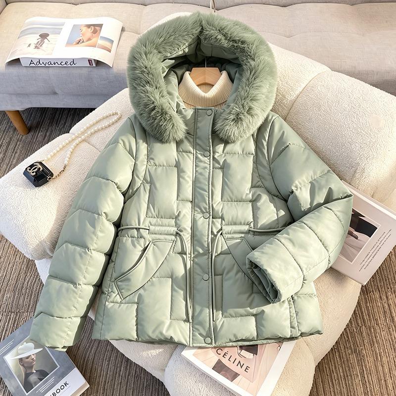 TIFICY Moda donna casual autunno inverno tinta unita stampa maniche lunghe giacche e cappotti piumini