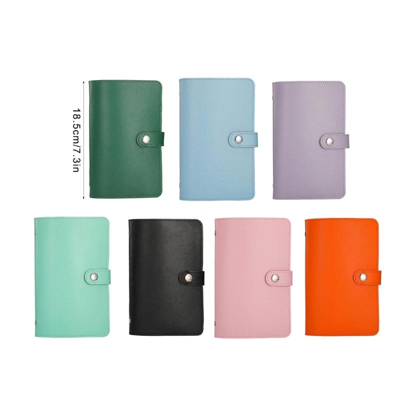 50-Taschen Leder Geldhalter Banknoten Sammelhalter Papiergeld Aufbewahrungsbuch Geldorganisatoren Album für Sammler