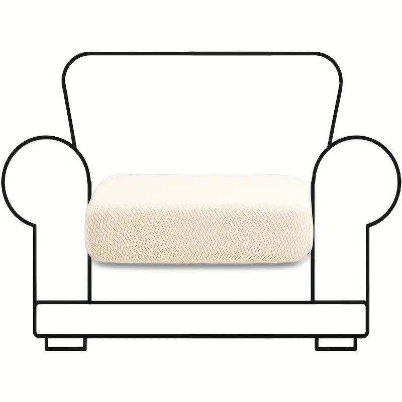 Verdickter All-Inclusive Universeller Sofabezug T-förmige Gitter-Kissenbezug für alle Jahreszeiten