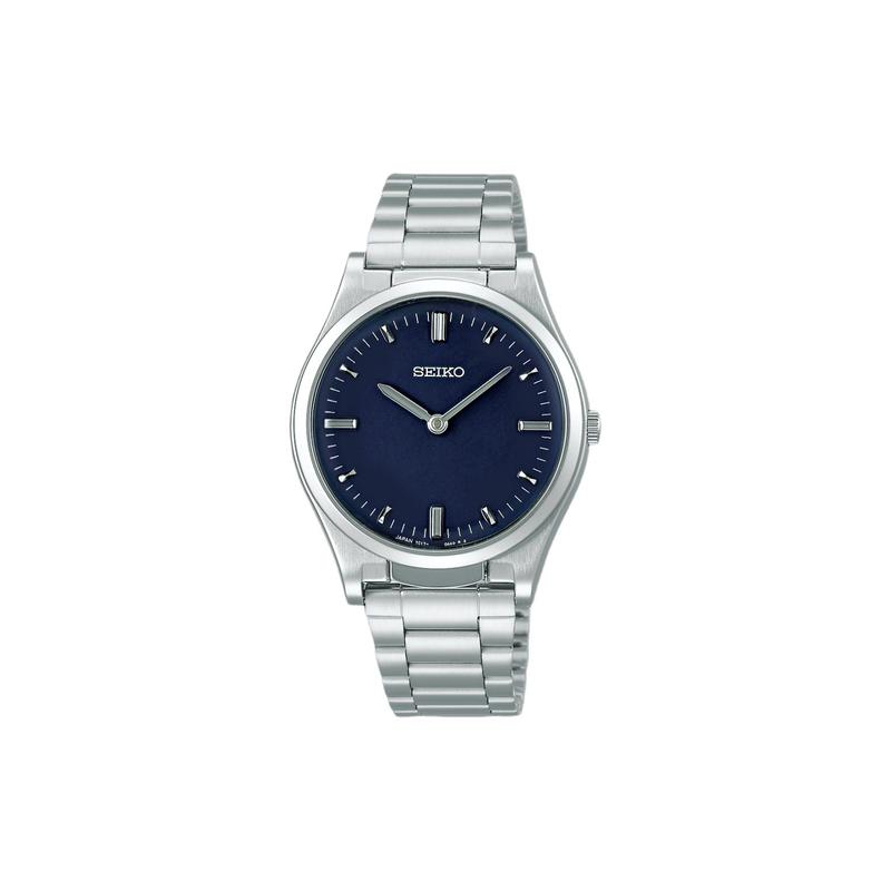 SEIKO Leisure Sports Quartz Steel Strap Men s Watch Blue Dial SQBR021 синий