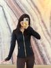 Lulu SLEEK CITY Women's Slim Fit Zipper Cardigan Fitness Jacket with Long Sleeves, Plus Velvet for Yoga.