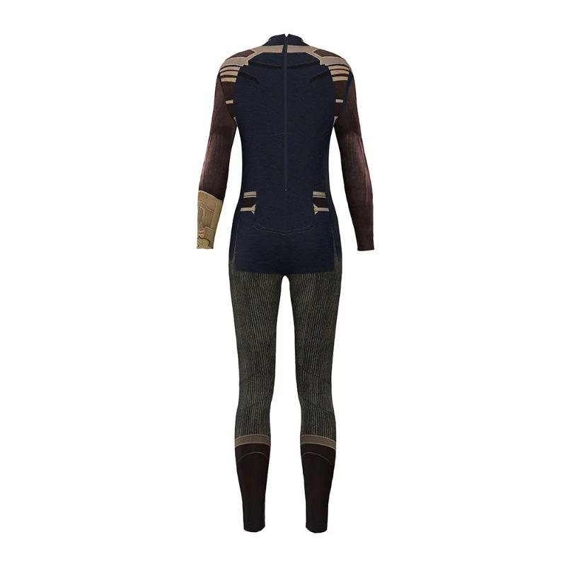 Damen 3D-Druck Jumpsuits Spiel Cosplay Kostüm Sexy Enger Fitness-Body ANIME EXPO Outfit Show Kleidung für Superhelden