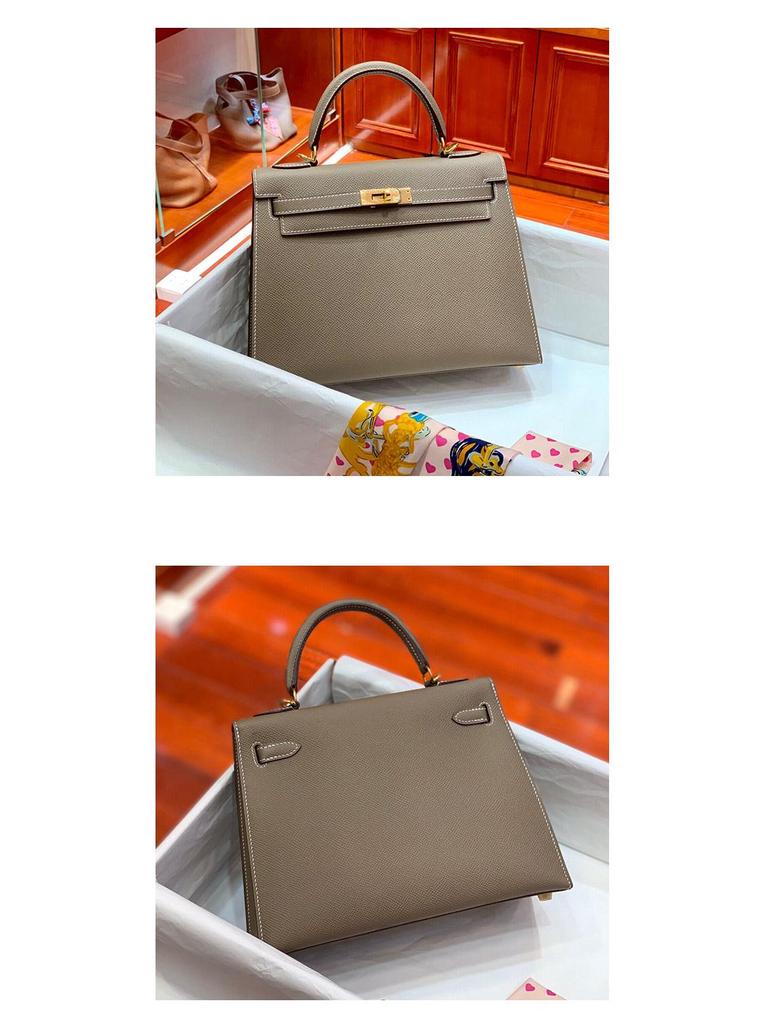 Τσάντα Kelly από Δέρμα Αγελάδας με Φοίνικες: 2025 Μοντέρνα Μίνι Υψηλής Ποιότητας Γνήσια Δερμάτινη Τσάντα Χειρός & Χιαστί