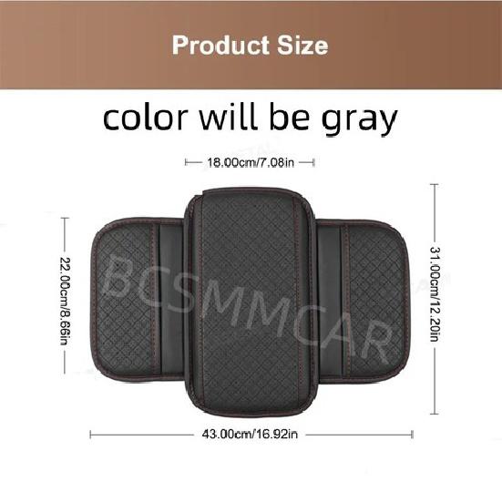 Car Seat Arm Rest Cushion Box Pad Protector Armrest Cover Non-Slip For SUV