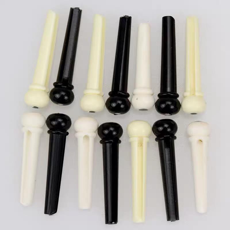 Wooden Guitar Bridge and String Pins for Folk Guitar