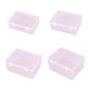 Practical Clear Storage Box Transparent Plastic Storage Organizers with Lid Gift