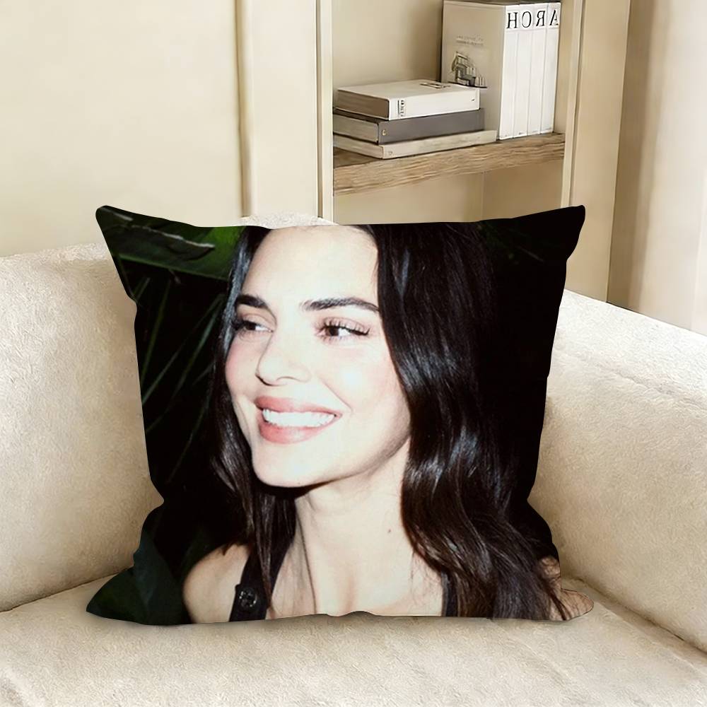 KKendall JJenner Pillow Case Living Room Sofa Cushion Cover Suitable For Home Bedroom Room Decoration