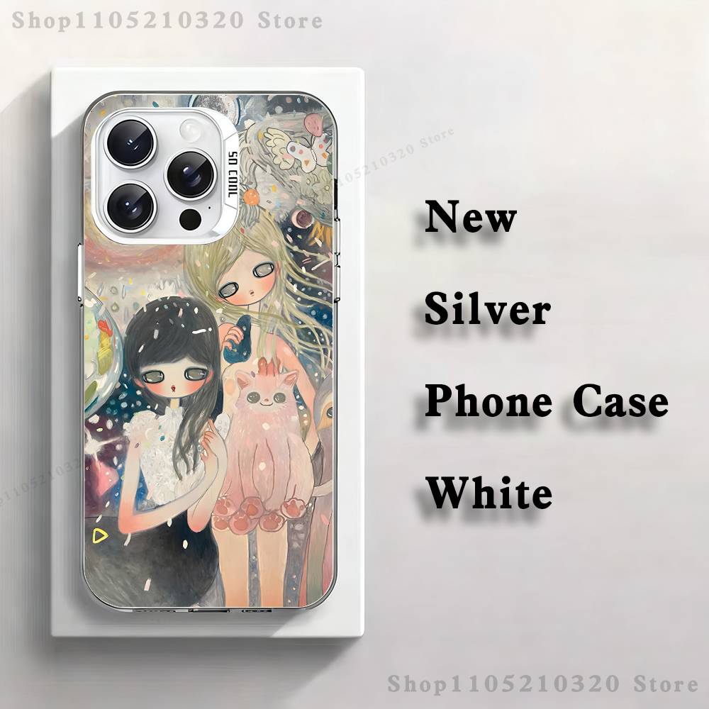 A-Aya T-Takano Phone Case For iPhone 17,16,15,14,13,12,11,Pro,XS,Max,Plus,Mini,SE4,E white Matte Shockproof Cover