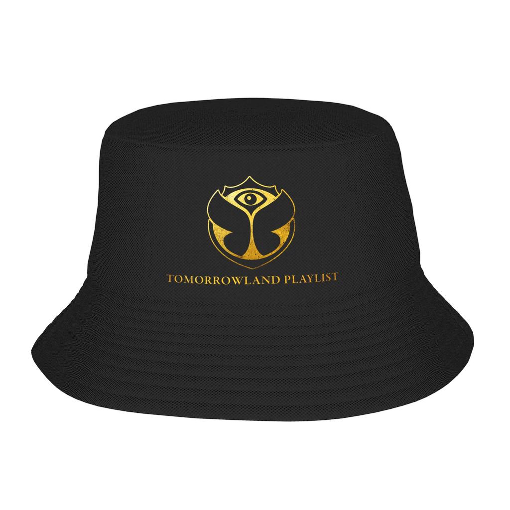 Custom Tomorrowland Bucket Hat for WoUnisex Unisex Printed Electronic Dance Music Summer Beach Sun Camping Cap