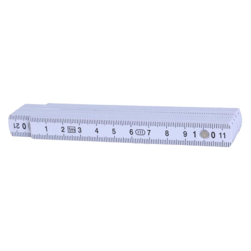 1 Meter Foldable Ruler Plastic Small  Designs Foldable Measuring Stick Clear Scale for Easy Storage in tool boxes  or Pocket