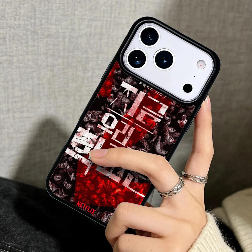 Capa Case for iPhone 17 Air 16 Pro Max 15 Plus 11 13 Mini 14 12 Back Phone Cover All of us are dead