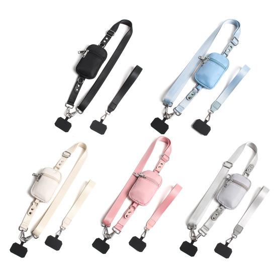Crossbody Lanyard Hands-free Phone Holder Phone Carrying Strap with RFID Wallet Comfortable Phone Sling for All Smartphones