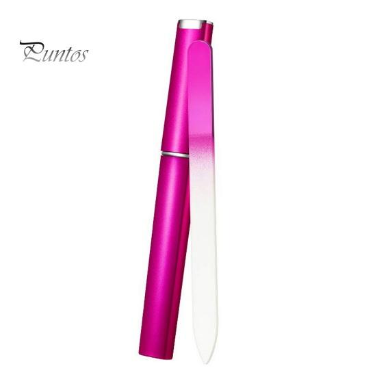 

Пилочка для ногтей из искусственного хрусталя, непористая, прочная, многоразовая, с красочным дизайном, маникюрная пилочка для здоровых ногтей розовый