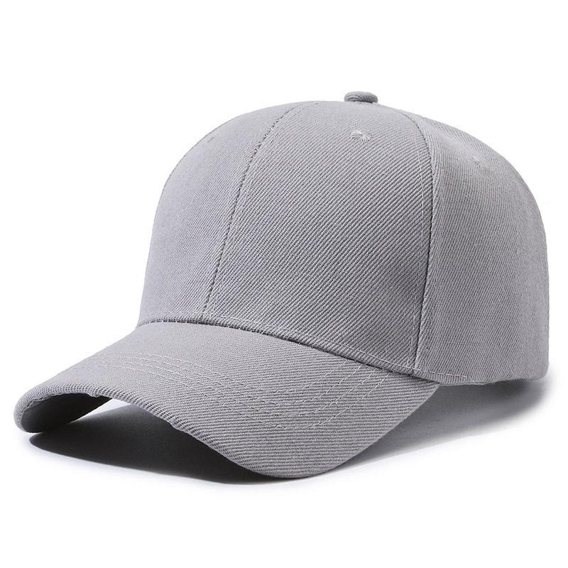 Baseball Cap Women Men Advertising Work Travel Group Solid Color Dance Hip Hop Students DIY Printing Logo Sunshade Dad Hat Kpop