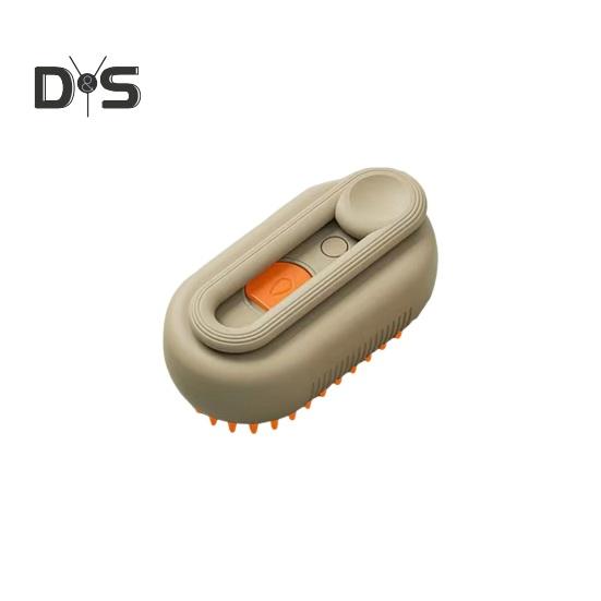 Spazzola a vapore per animali domestici 3 in 1 Spazzola per toelettatura ricaricabile tramite USB Spray autopulente Pettine per gatti Spazzola per districare i peli degli animali domestici Spazzola per massaggio