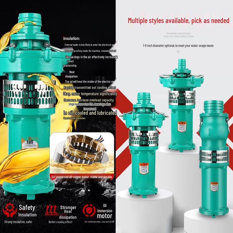 Jun Ding Ying 3KW 2.5-inch Oil-Immersed Submersible Pump