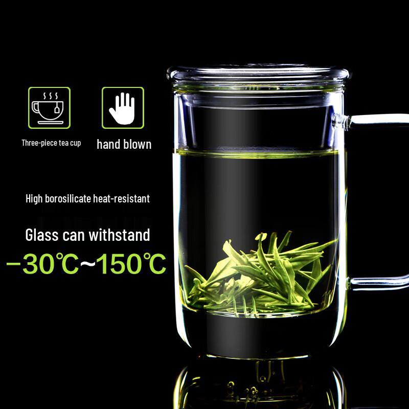RELEA Gentleman High Borosilicate Glass Cup