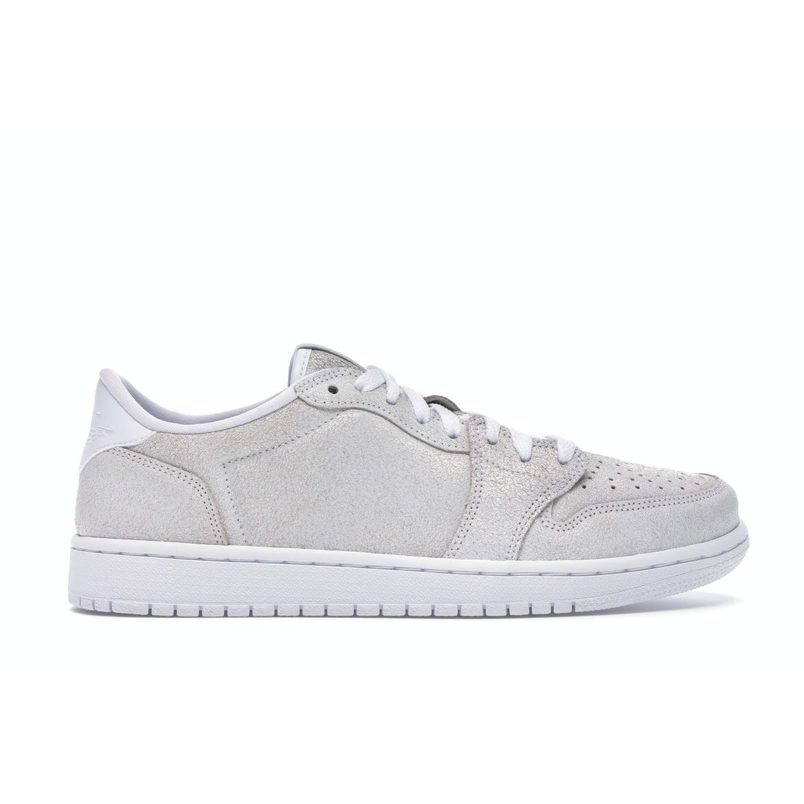 

Air Jordan 1 Low NS Triple White Женские кроссовки Черный Белый-Металлик-Золотой AH7232-100