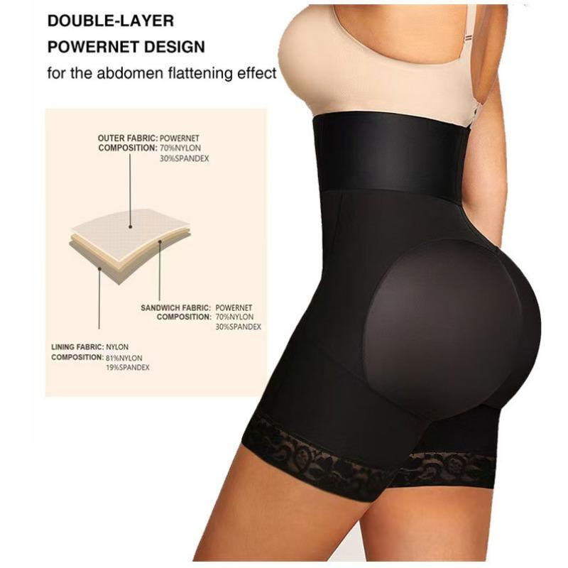 High Waist Plus Size Tummy Control Body Shaping Breathable Mesh Shapewear Panty