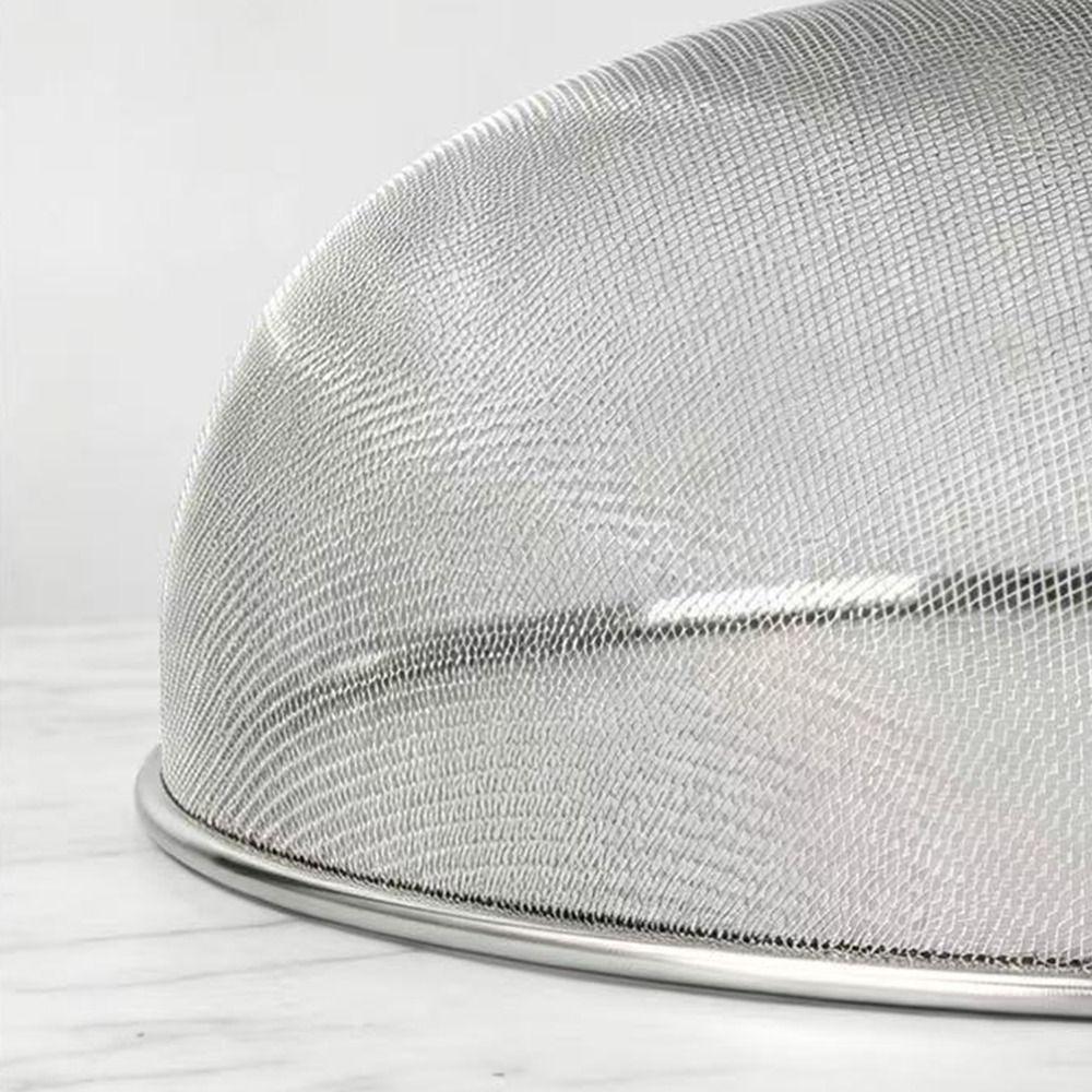 Tente alimentaire réutilisable en acier inoxydable Couvercle de plat à mailles fines Couvercle alimentaire à mailles longue durée Plage Parc