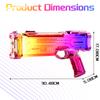 500Ml Electric Water Gun With Rgb Led Lights, Automatic Squirt Gun For Kids Adults, Summer Pool Party Outdoor Water Battle
