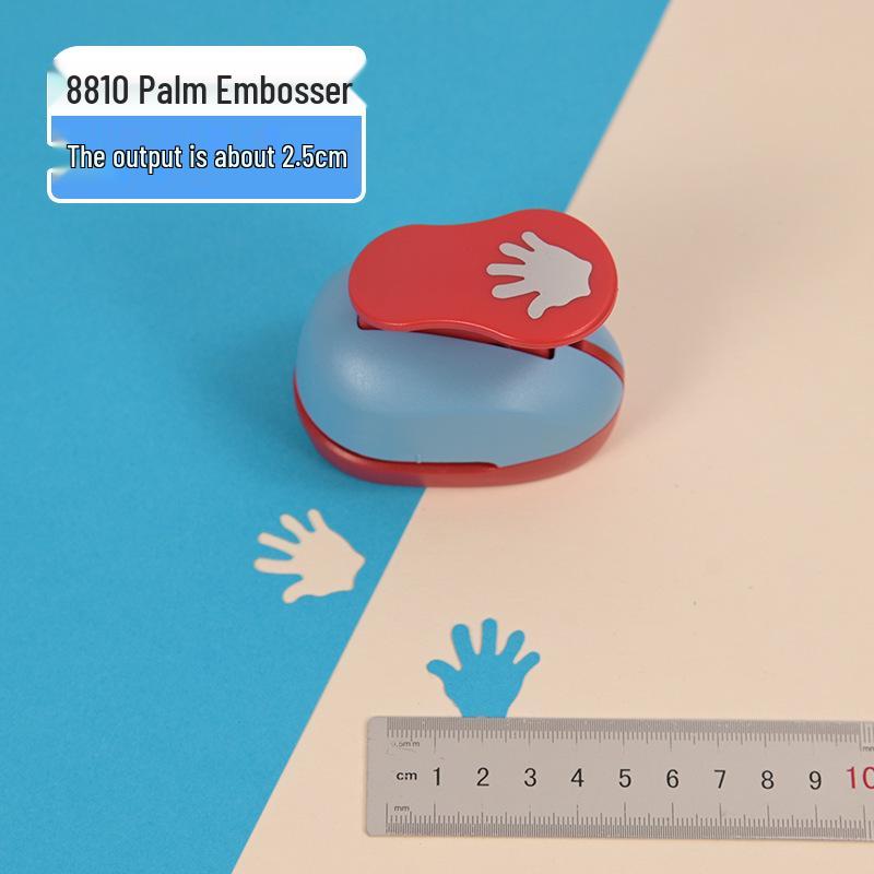 Children's DIY Embossing Machine: Easy Large Flower Punch for Kindergarten Craft and Paper-Cutting Projects