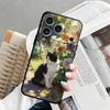 Funda Phone Cover Case for Apple iPhone 17 Pro Max 14 15 Pro 7 8 16 XR XS MAX Air 13 11 12 Cartoon Cute Cat