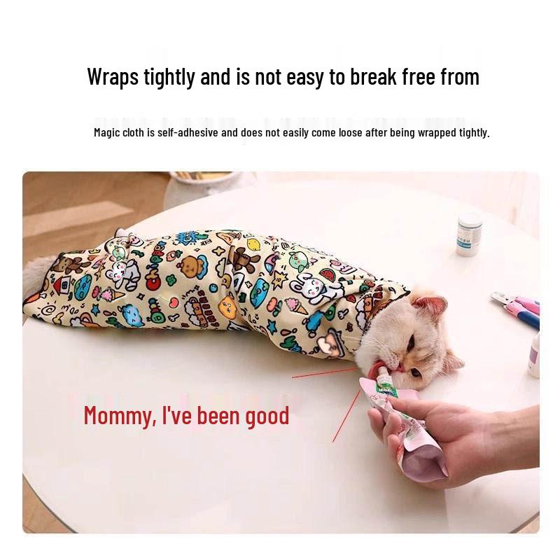 Anti-Scratch Anti-Bite Cat Restraint & Grooming Bag