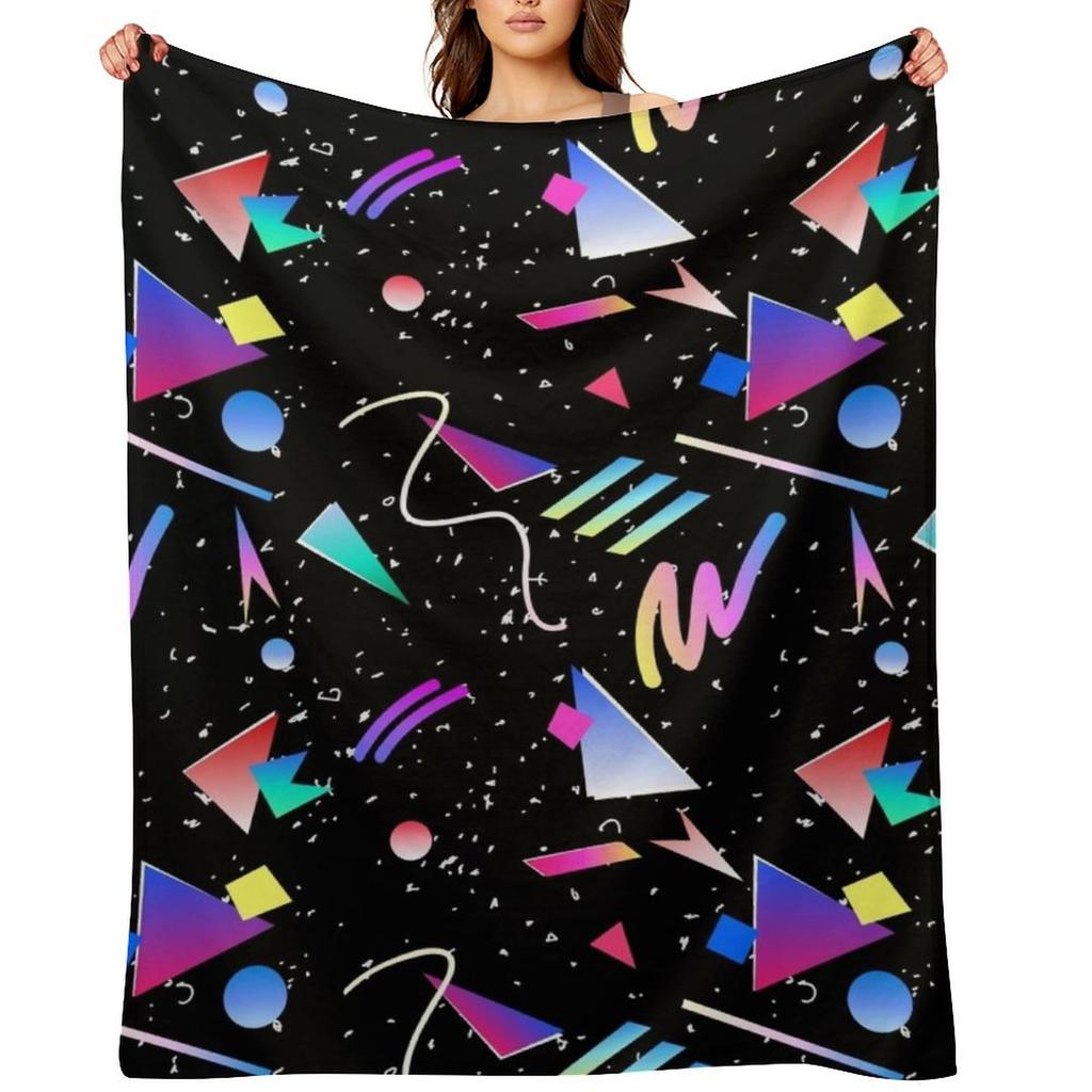 HELLO MEMPHIS (black) Throw Blanket Flannels Thins Soft Big Sofa Blankets