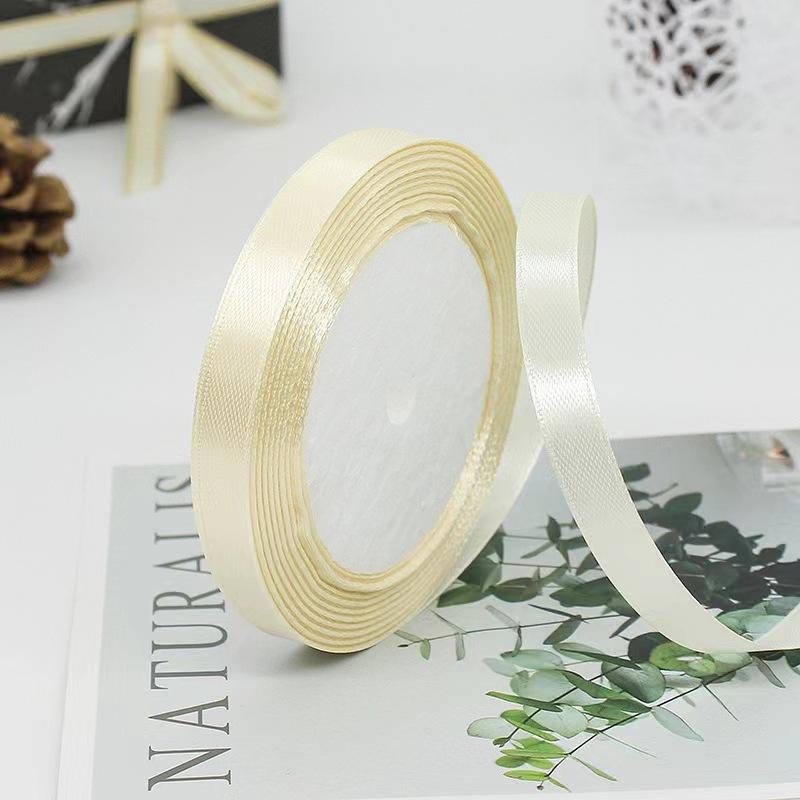 1Cm Ribbon Gift Wrapping Ribbon Cake Baking Ribbon Wedding Bow Accessories Ribbon