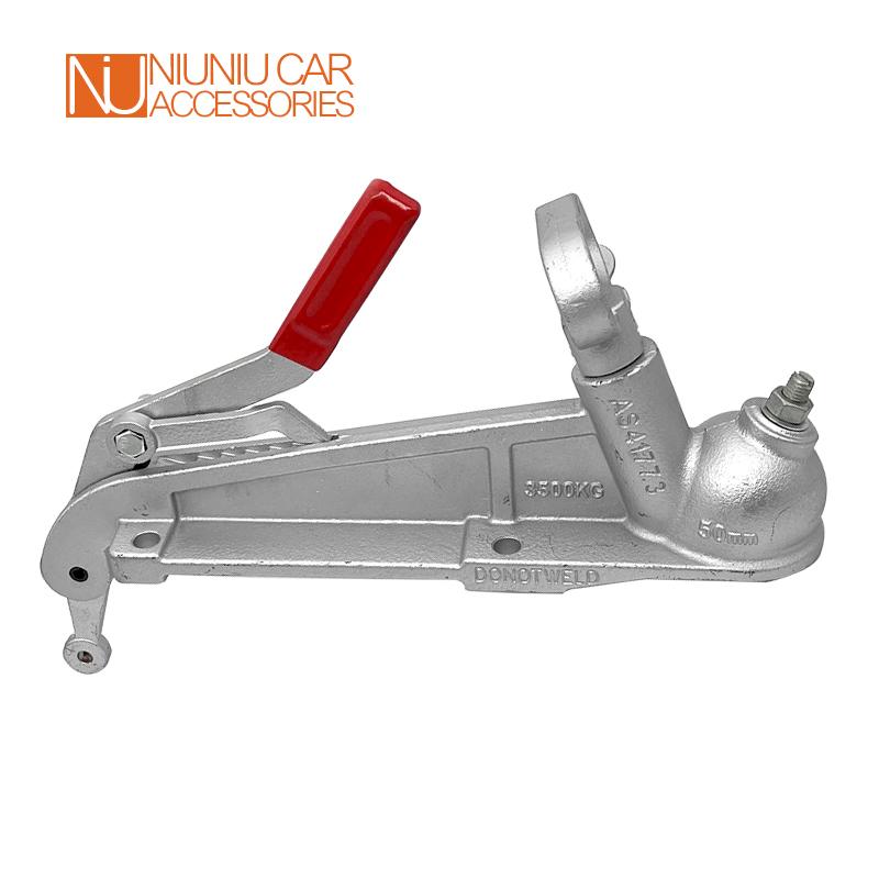 Electric Brake Trailer Coupling Hand Bracket CAP 3500kgs Fits 50mm Ball for RV Camper Caravan - Trailer Accessories