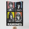 Musik T-The Ramones-s Dicke Komfort-Flanell-Decke, Mehrzweck-Nutzung Innen Außen Tägliches Nickerchen
