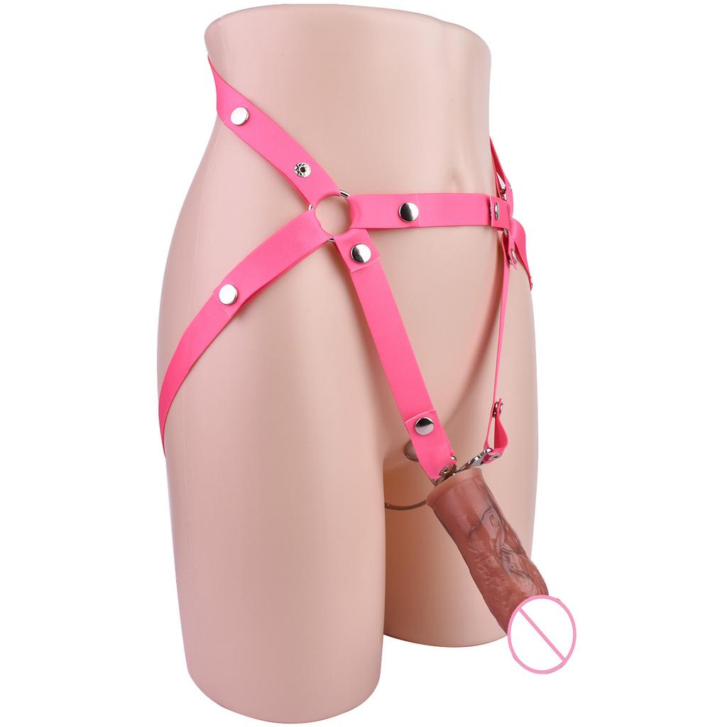 FRKO Fufu Clip Chastity Cage Stainless Steel With Real Silicone Dildo BDSM Strapon Chastity Belt Device Slave Games Men Sex Toys