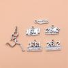 Soccer Football Charms School Pendants For Sports Themed Jewelry Making 1 Set