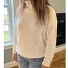 Women Solid Color High Neck Knit Sweater Autumn Winter Casual Fashion Pullover