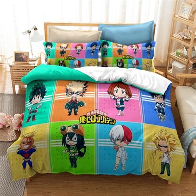 My Hero Academia 3d Bedding Set Popular Anime Printed Duvet Cover Set Pillowcase Twin Queen King Size Bedclothes Home Decor