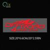 4X4 off-road car four-wheel drive reflective decoration car sticker body decal modification waterproof sticker