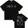 2026 Michael Clifford Sidequest Thema Vintage Album T-Shirt Y2K Ästhetik Oversized Stil Hohe Qualität Lässig Baumwolle