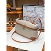 New LP27 handbag gigi same shoulder oblique span fashion canvas with leather bag temperament lunch box bag