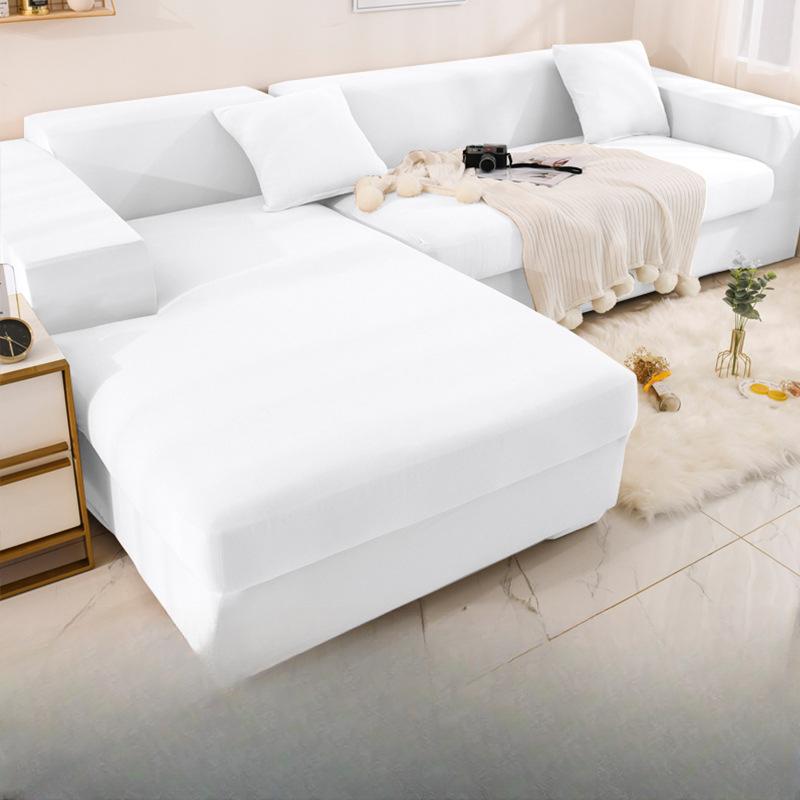 Prosty Materiał Uniwersalny Elastyczny Pełne Pokrycie Pokrowiec na Sofę Poduszka do Sofy Zestaw Cesarzowa Jednoczęściowy Pokrowiec na Sofę