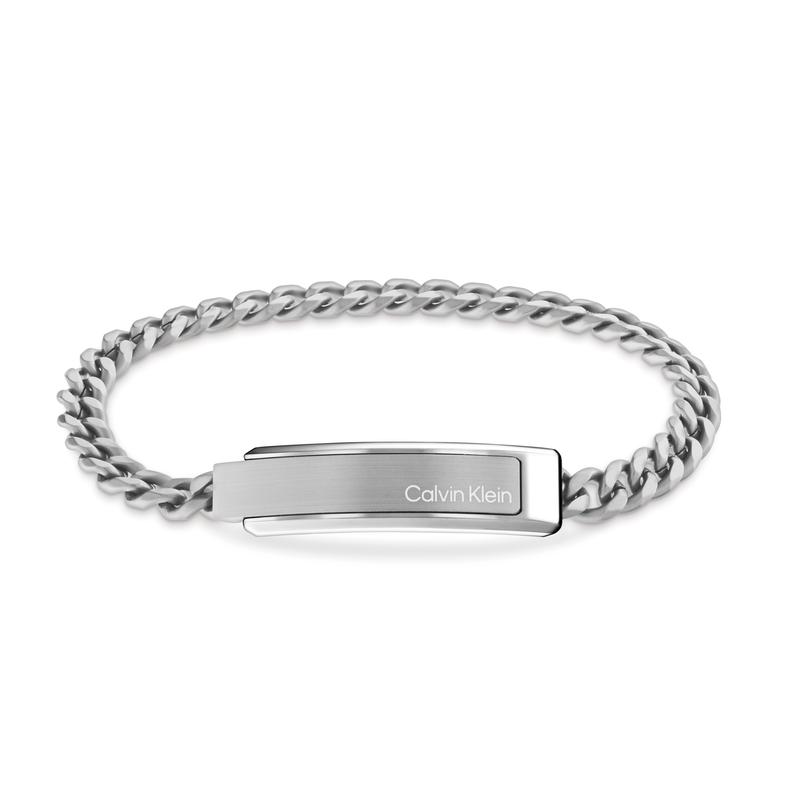 Calvin Klein CK Industrial Metal Series Limited Stainless Steel Bracelet Men's 2758039 35000048-steel color