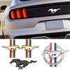 3D Metaliniai Automobilių Lipdukai Mustang Bėgantis Arklys Logotipas Emblemos Ženklelis - Focus 2 3 4 MK2 MK3 MK5 Fiesta MK7 Mondeo MK4 Fusion