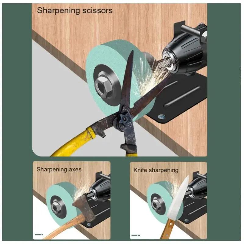 1PCS Electric Drill Grinding Wheel Polishing Pad Grinding Machine Conversion Head Grinding Machine Rotating Metal Tools