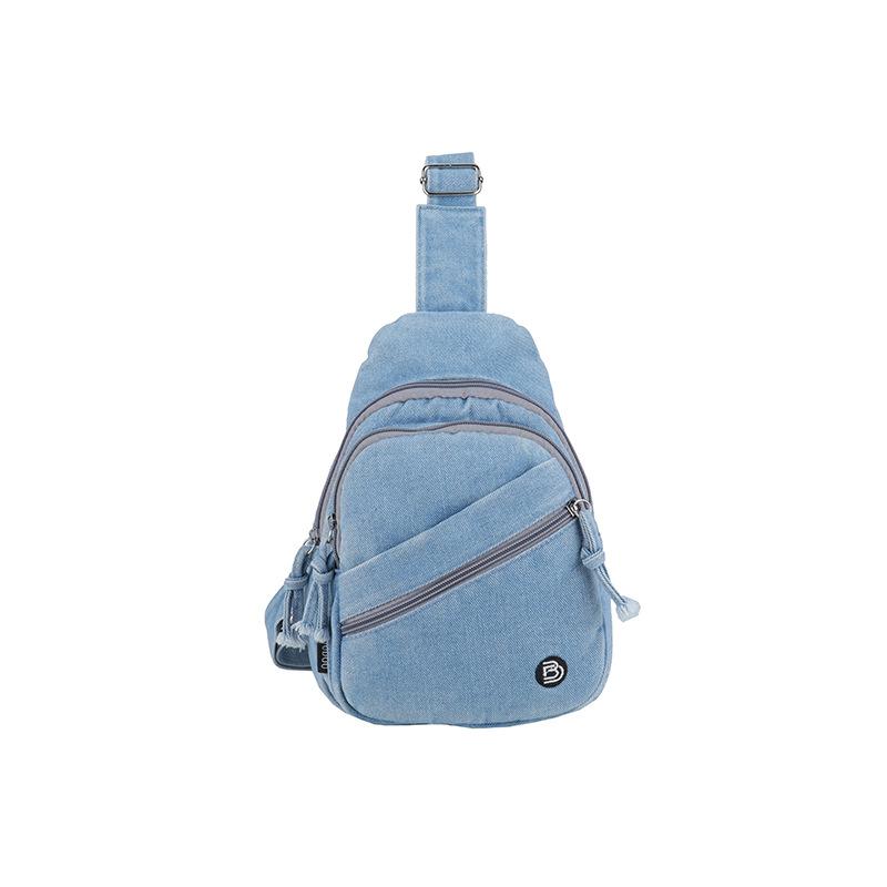 Damen Brusttasche Große Kapazität Mehrschichtige Umhängetasche Crossbody-Tasche